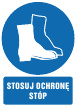 Stosuj ochronę stóp