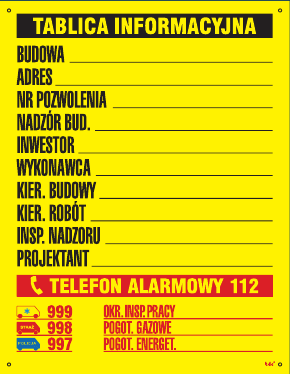 Tablica informacyjna